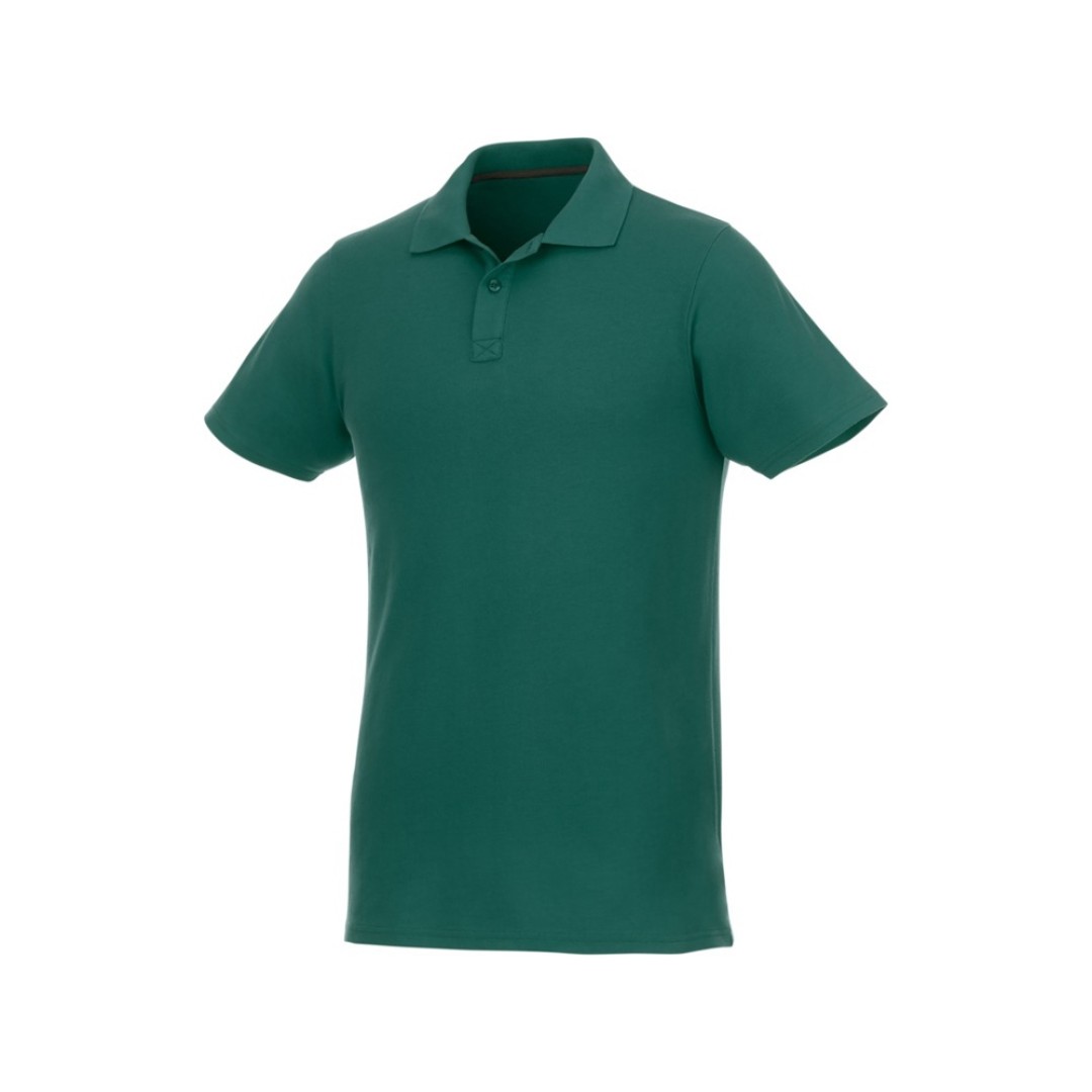 Мужское поло Helios с коротким рукавом, зеленый лесной