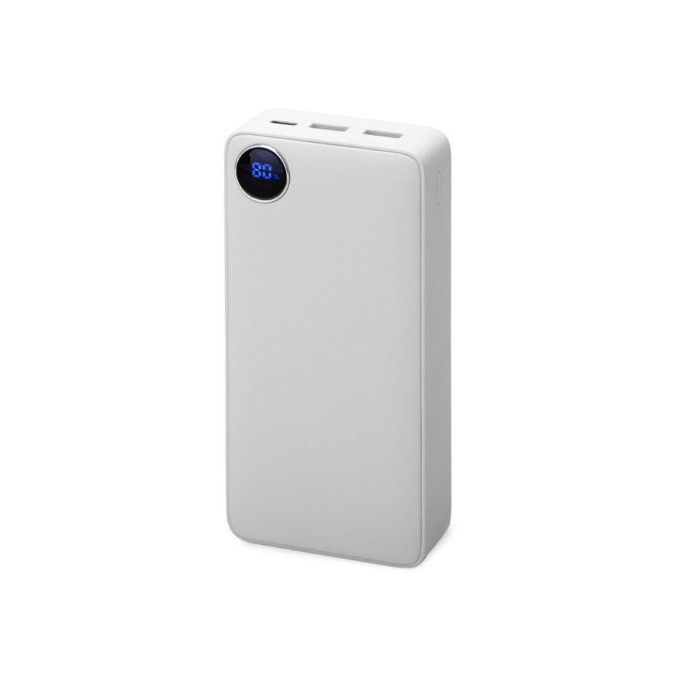 Внешний аккумулятор «Mild Pro» c быстрой зарядкой QC/PD, 20 000 mAh, белый