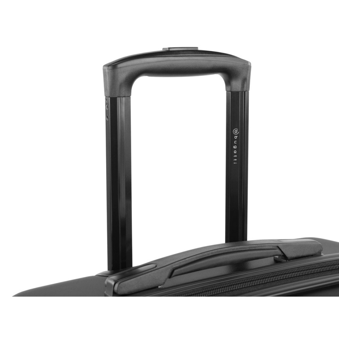 Чемодан BUGATTI Kallisto, чёрный, АБС-пластик, 44,5х26х63,5 см, 65 л