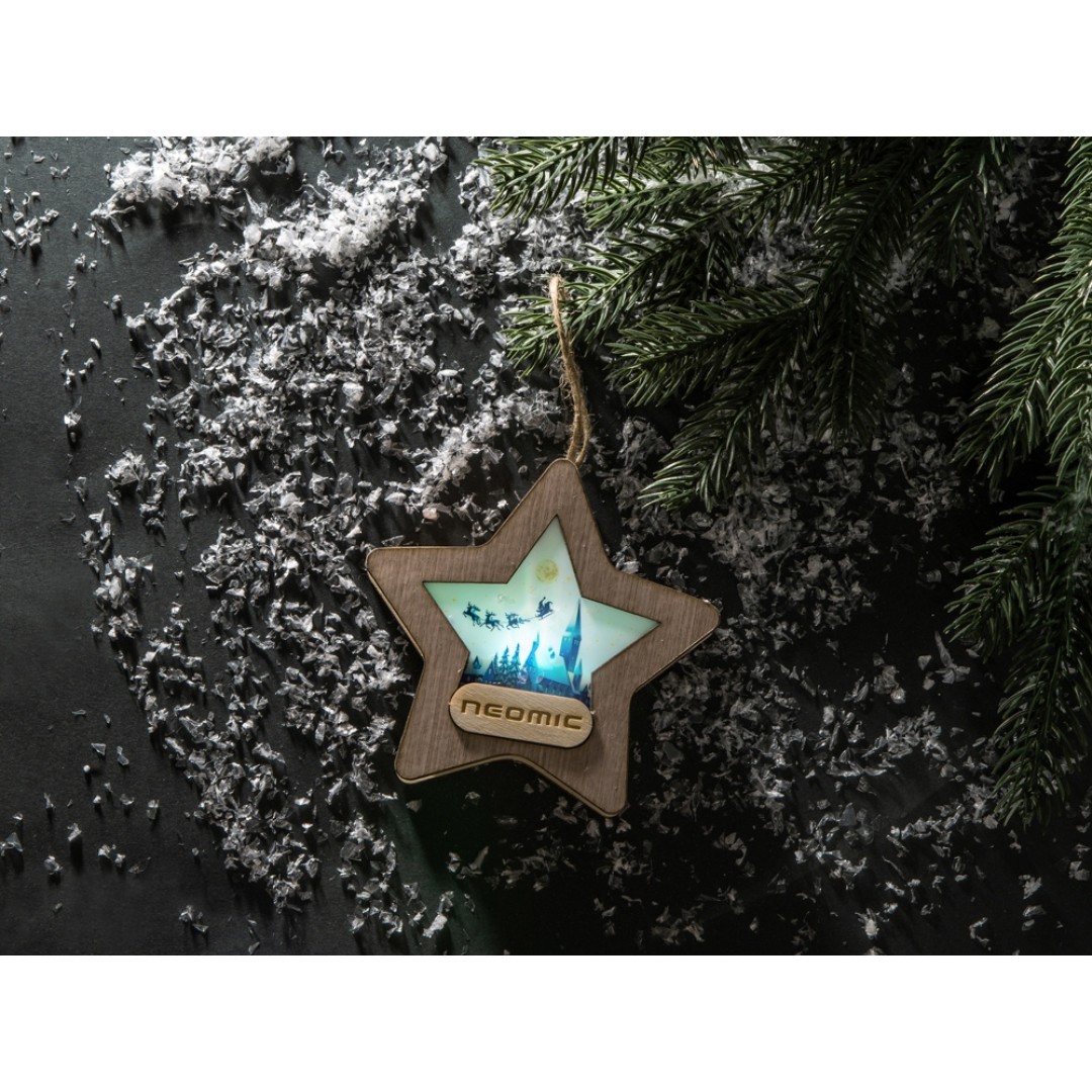 Подвеска с подсветкой, звезда