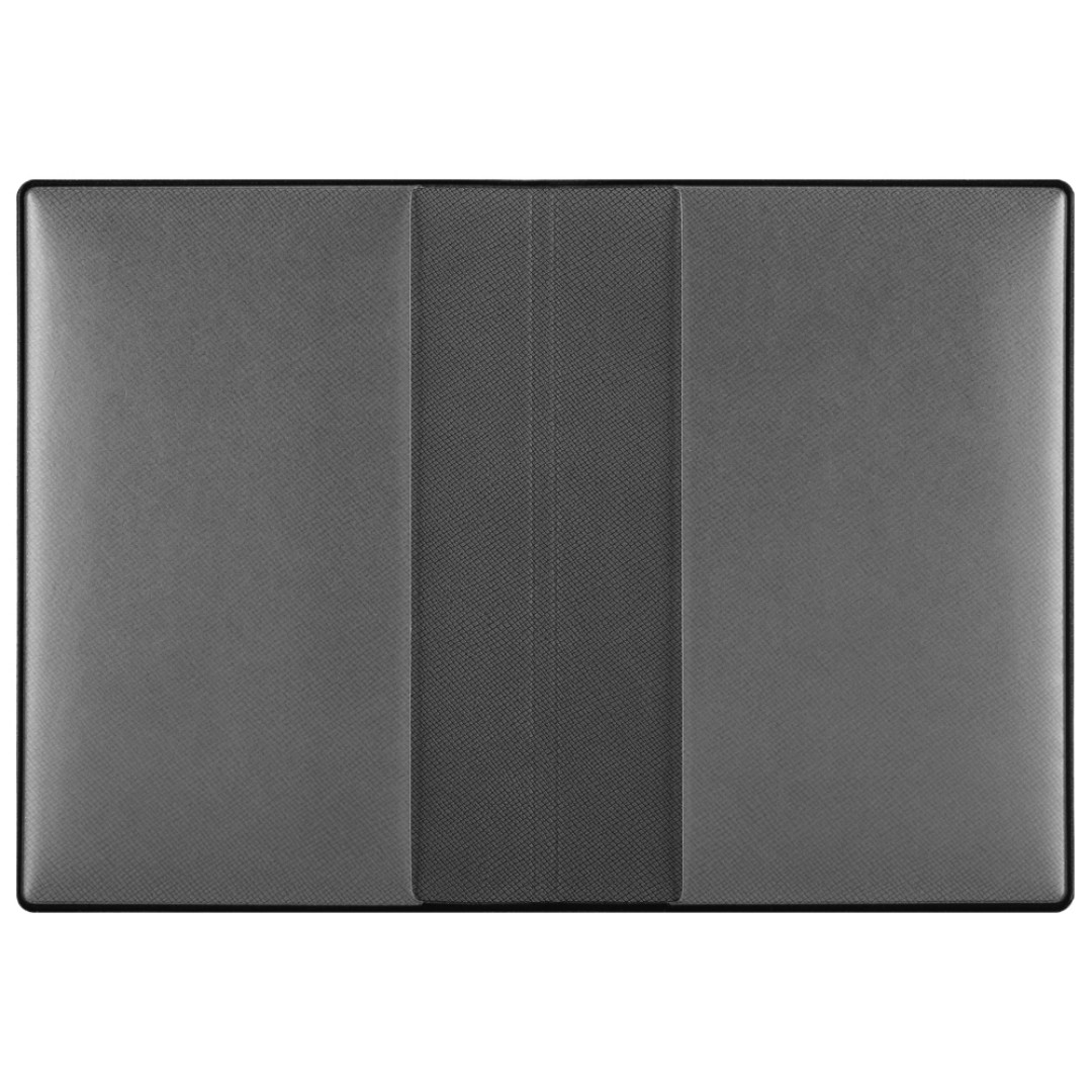 Классическая обложка для паспорта "Favor", темно-серая