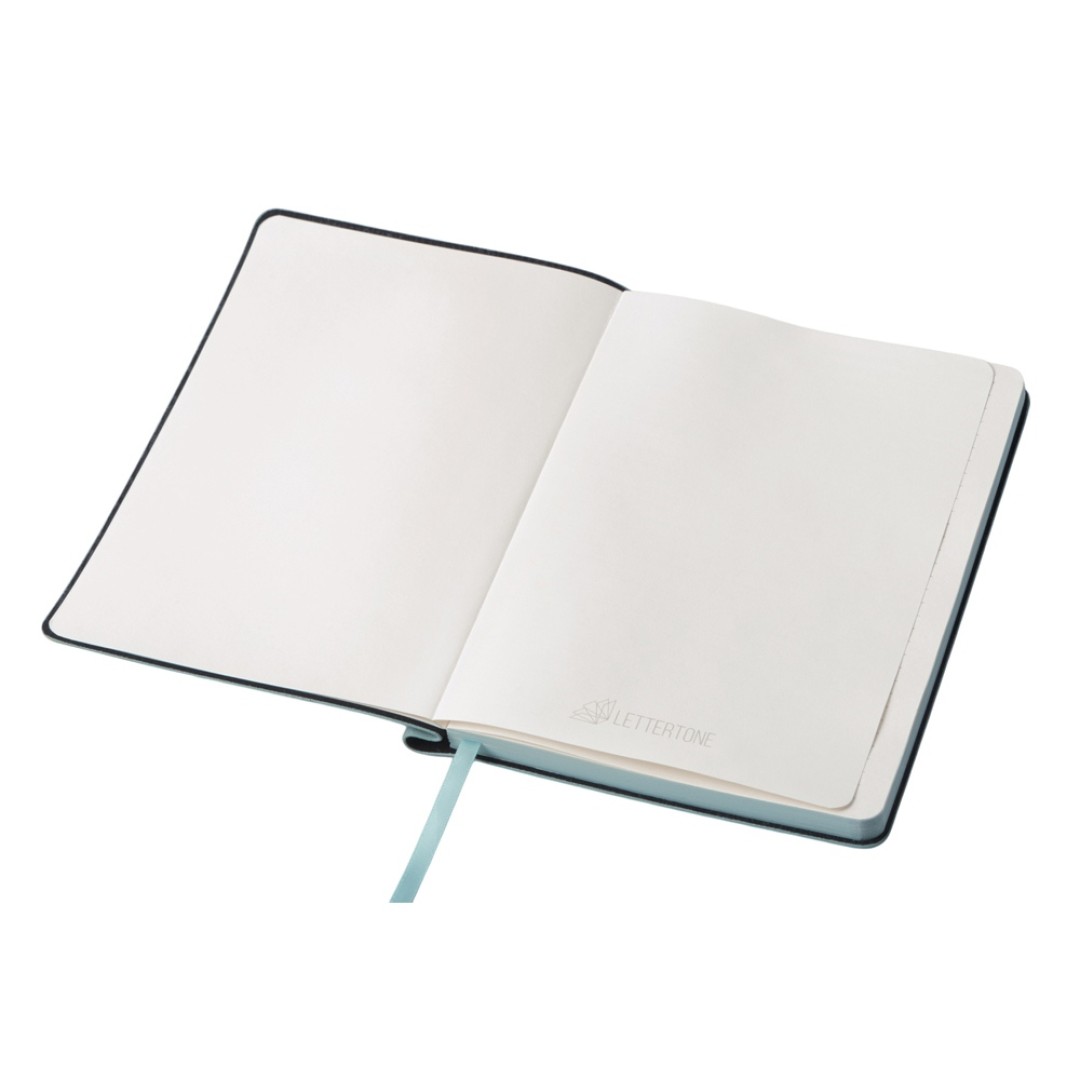 Блокнот А5 "Notepeno Max", 96 листов 80 гр/м2 белой FSC бумаги, цвет морской волны