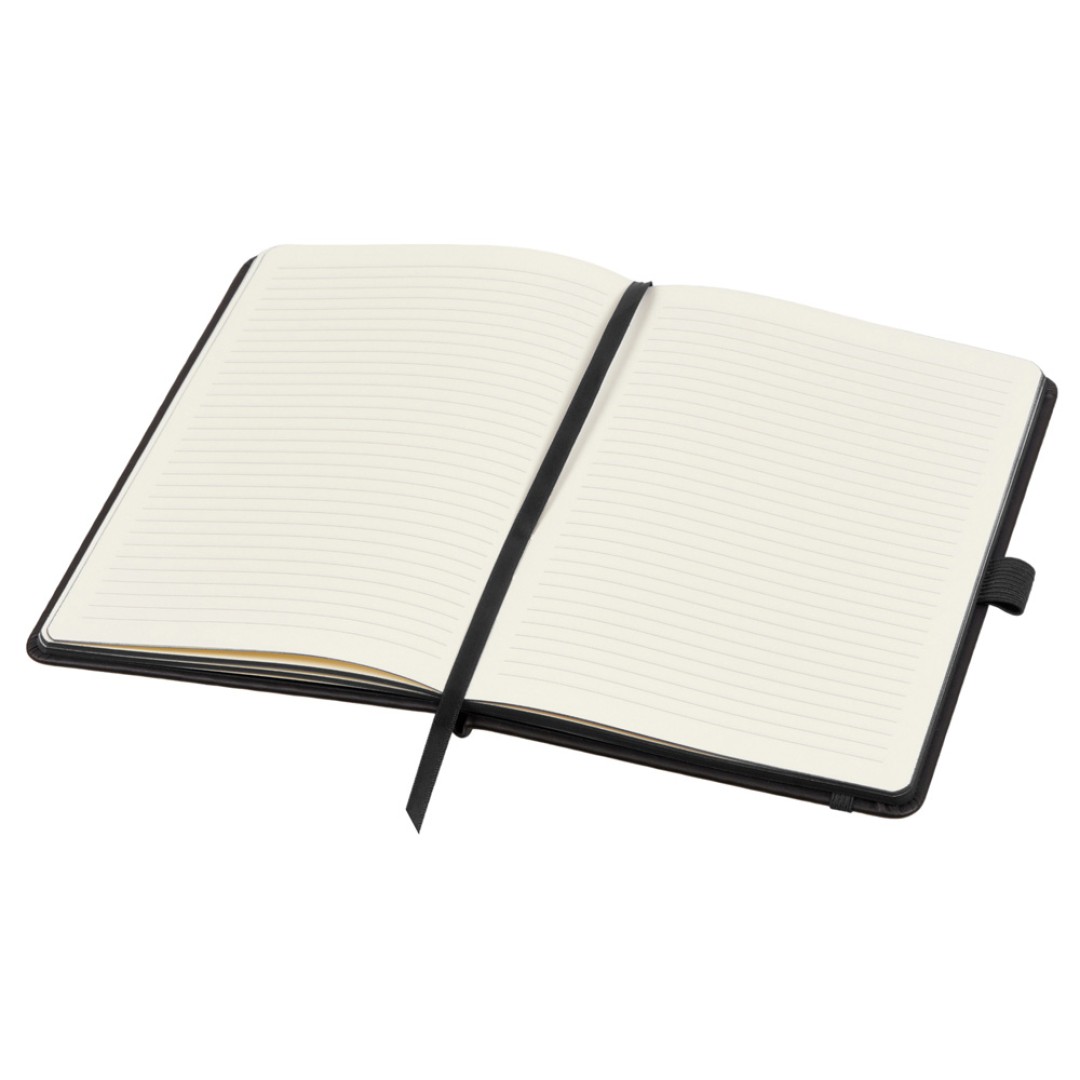 Блокнот "ColorNote Black", твердая обложка A5, 80 листов, черный