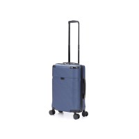 Чемодан TORBER Onego, синий, ABS-пластик, 59,5 х 39,5 х 24 см, 46 л