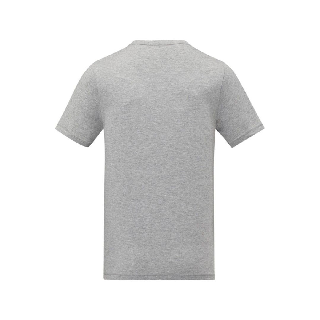 Somoto Мужская футболка с коротким рукавом и V-образным вырезом , серый яркий