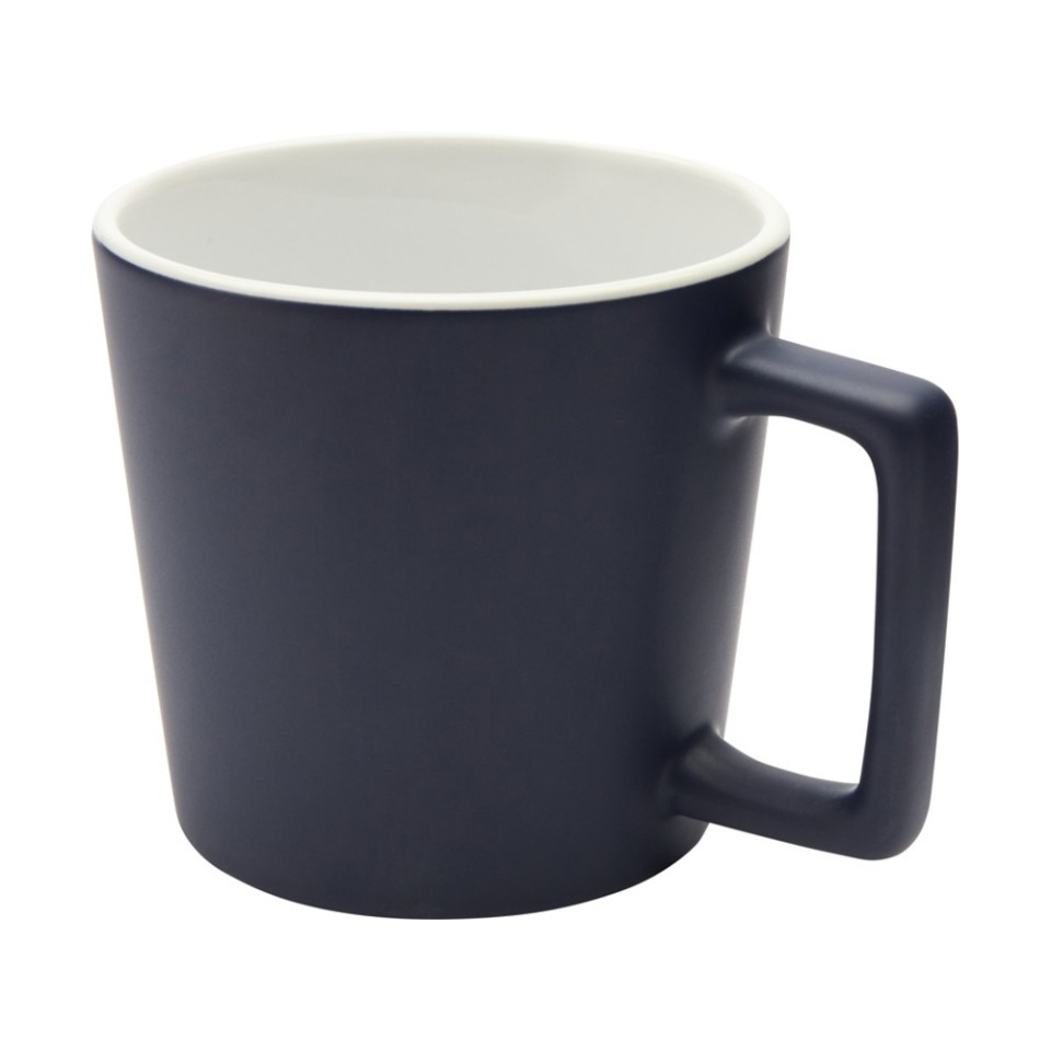 Cali Керамическая кружка объемом 370 мл с матовой отделкой - Navy Blue