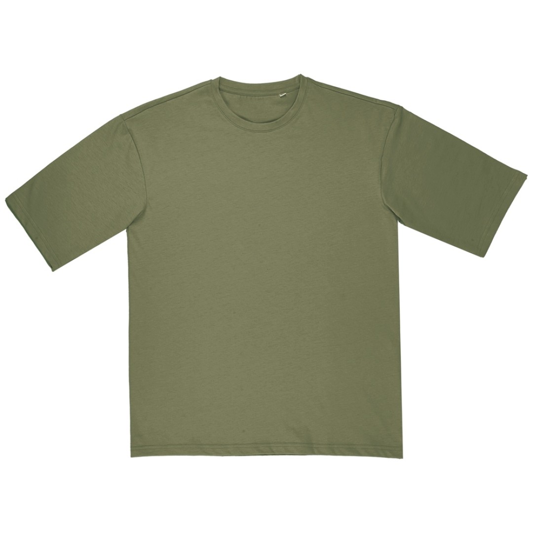 Футболка Berlin к/р оверсайз, 100% хлопок, 180гр, хаки