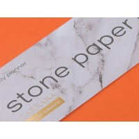 Еженедельник с каменной бумагой А5+ "Carrara", оранжевый