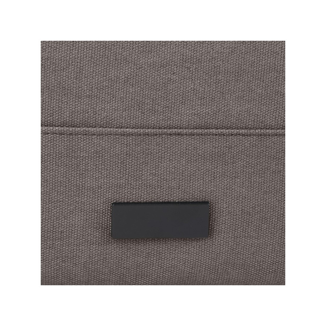 Рюкзак для 15-дюймового ноутбука Joey объемом 15 л из брезента, переработанного по стандарту GRS, со сворачивающимся верхом, серый