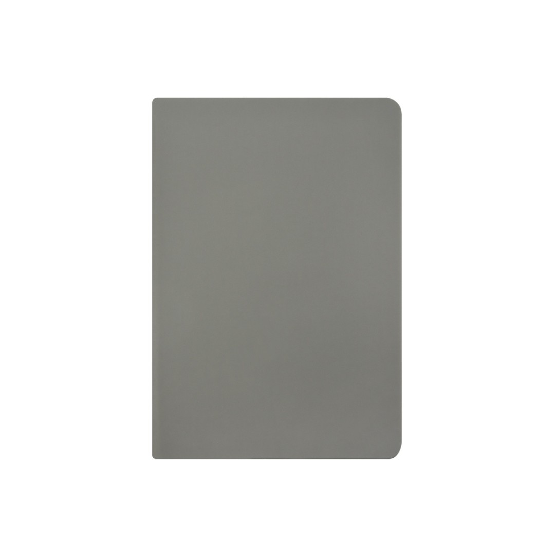 Ежедневник с каменной бумагой недатированный А5 "Carrara", серый