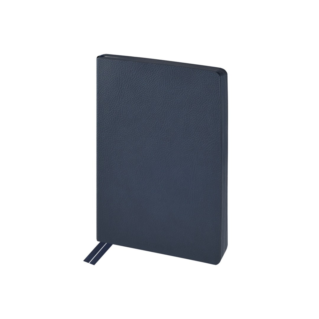 Ежедневник недатированный А5 "Megapolis Nappa Flex", темно-синий navy