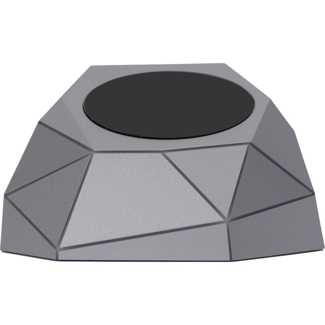 Док-станция «Geo Dock» с быстрой беспроводной зарядкой, серебристый с синей подсветкой. XOOPAR