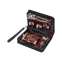 Набор "Дорожный" на 4 персоны в барсетке с худ. выжиганием