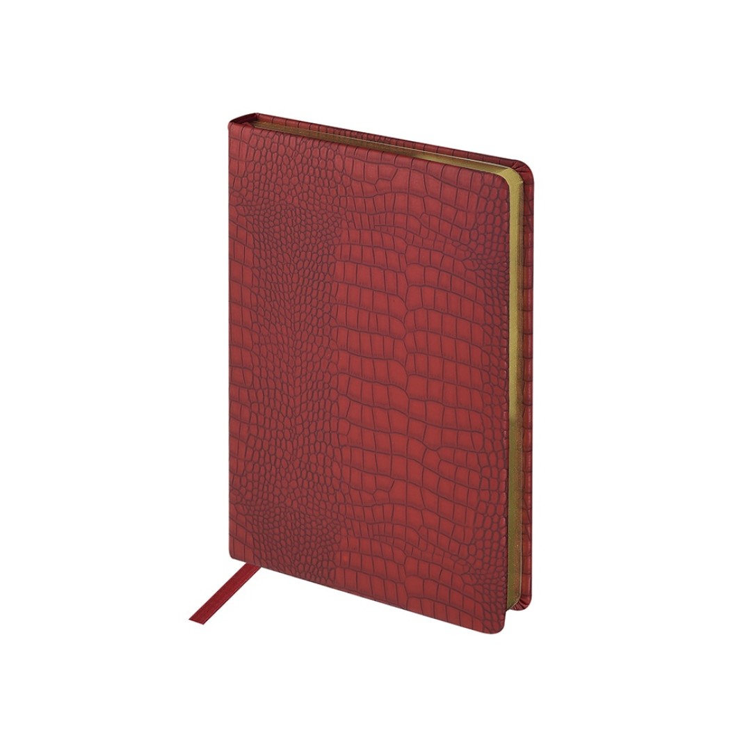 Ежедневник недатированный А5 "Amazonia", бордовый с золотым обрезом