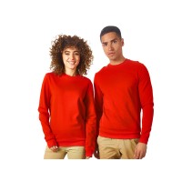 Свитшот "Motion" унисекс с начесом, красный