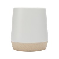 Dolce керамическая кружка объемом 300 мл с матовой отделкой, белый