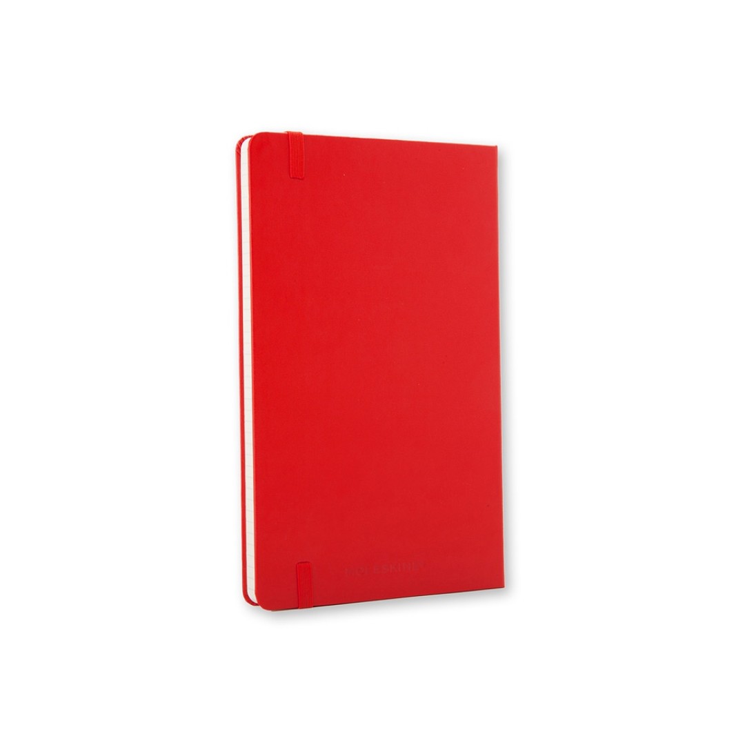 Записная книжка Moleskine Classic (в клетку) в твердой обложке, Large (13х21см), красный