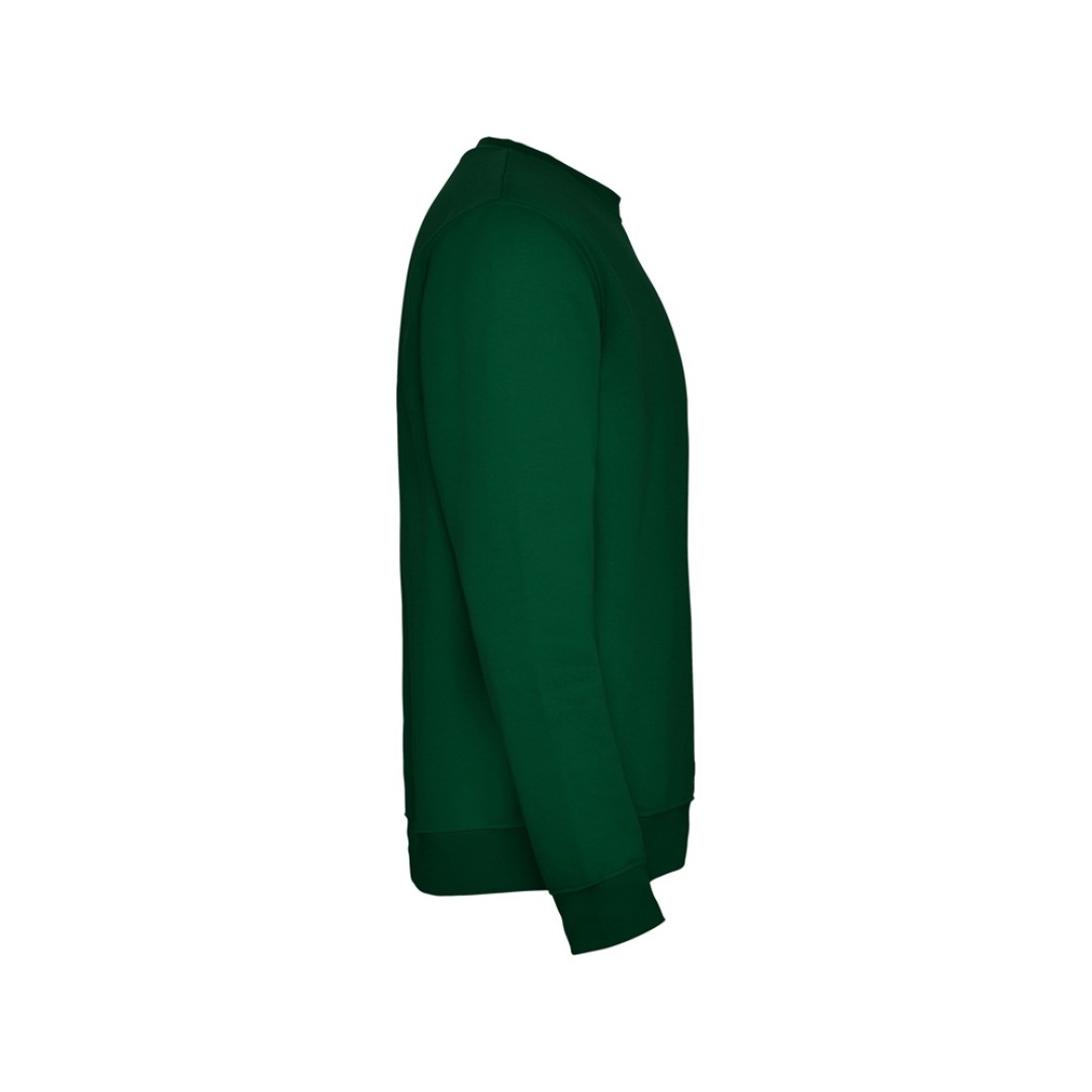 Свитшот с начесом "Clasica" унисекс, бутылочный зеленый