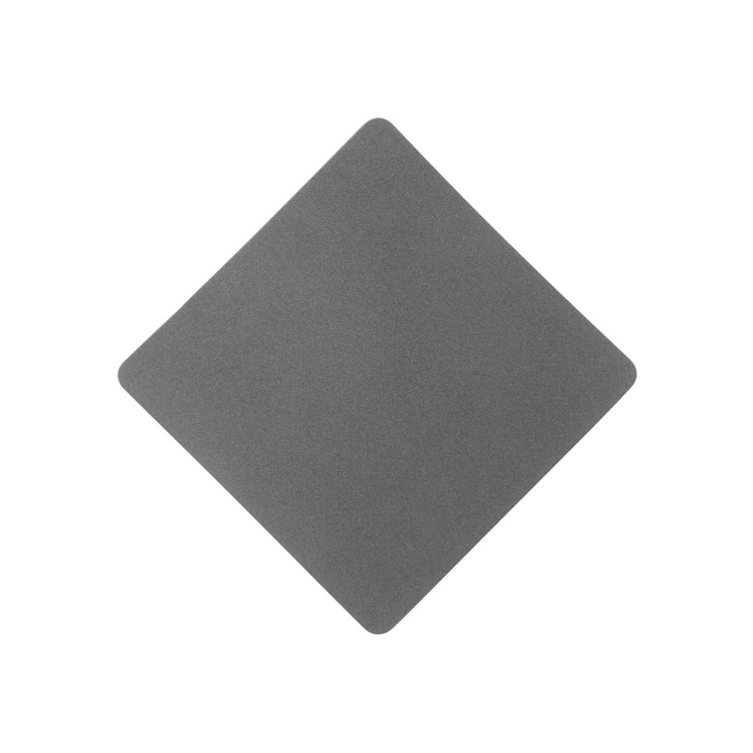 ПАТЧ РОМБ nubuk (серый) 7,6 х 7,6 см