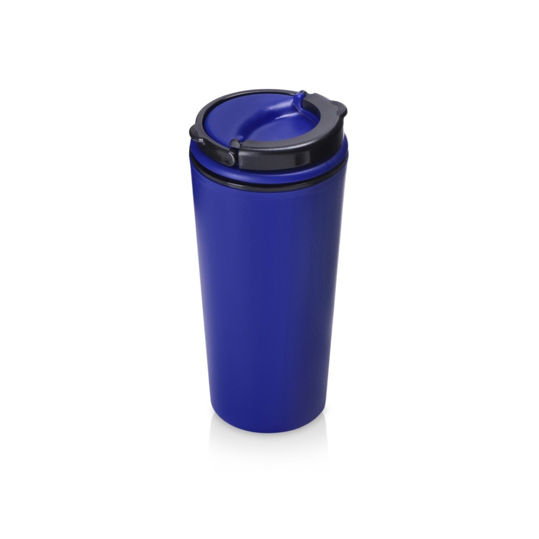 Стакан-тамблер Moment с кофейной крышкой, 350 мл, синий