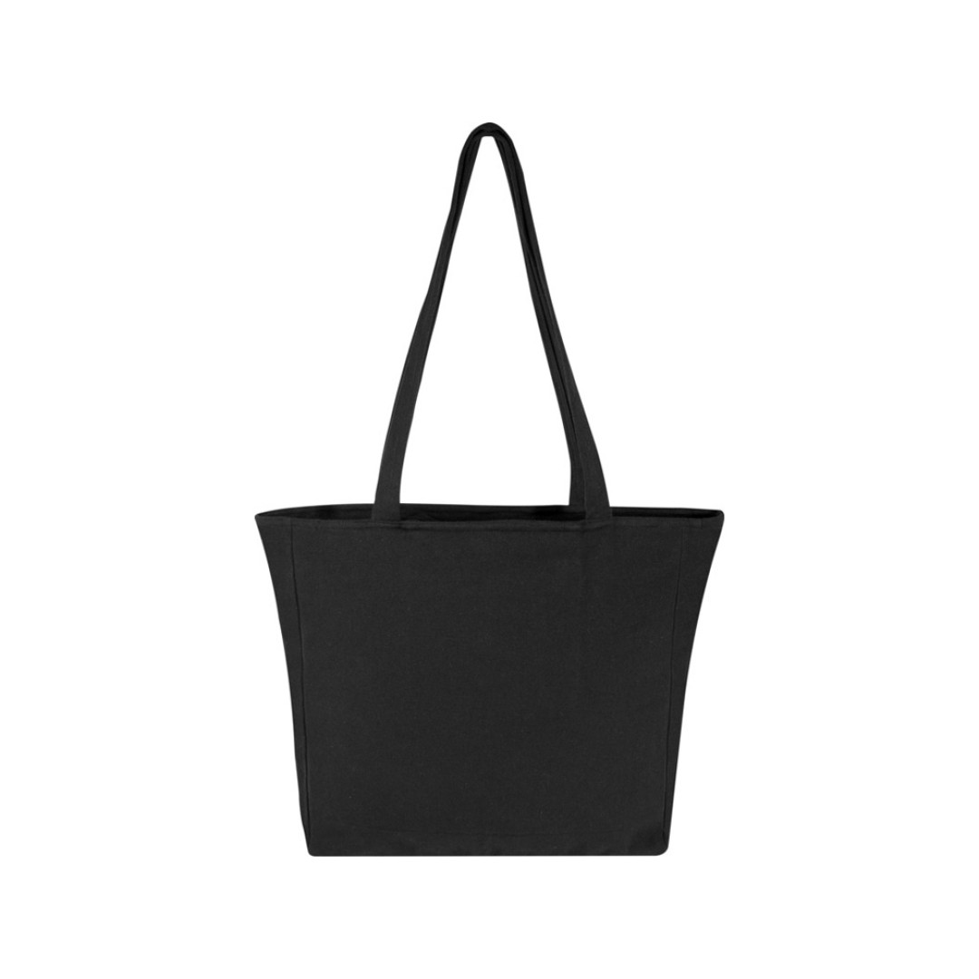 Weekender эко-сумка из переработанного материала Aware™ плотностью 500 г/м2 - Черный