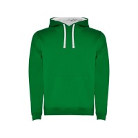 Толстовка с капюшоном "Urban" мужская, зеленый/белый