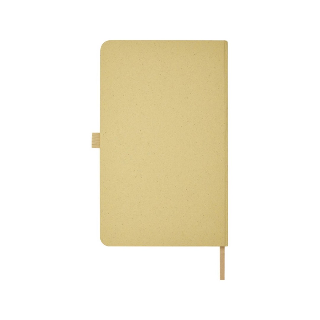 Блокнот Fabianna с мятой бумагой в твердой обложке, оливковый