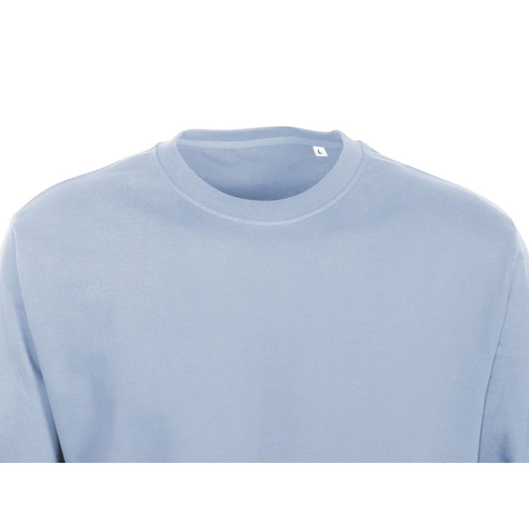 Свитшот «Warsaw» 220гр, унисекс, небесно-голубой