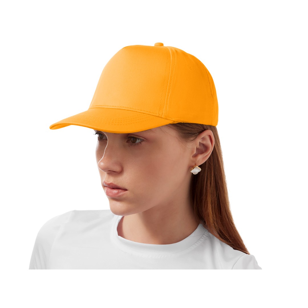 Бейсболка "Мемфис 230" 5-панельная, оранжевая