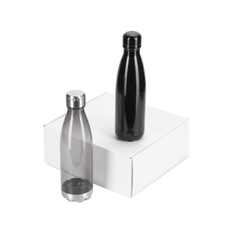 Подарочный набор с термосом и бутылкой «Bottle set», черный
