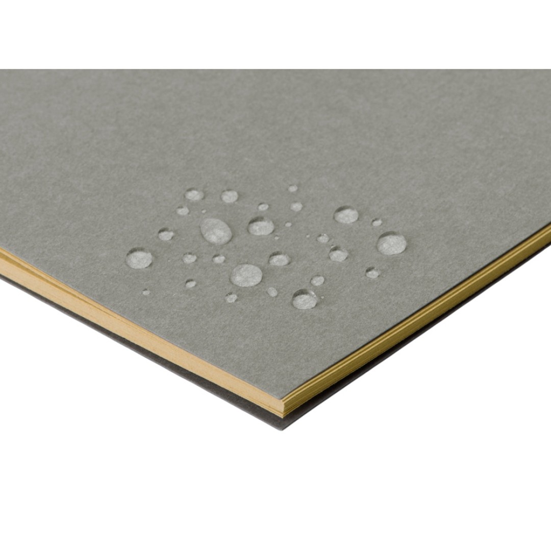 Блокнот "Monet", гибкая обложка A5 из моющегося крафта, 32 листа, серый