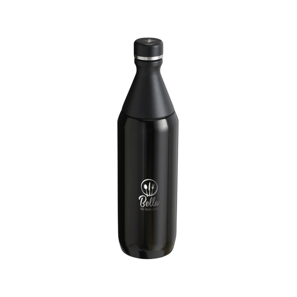 Бутылка для воды Stanley All Day Slim объемом 600 мл - черный глянцевый