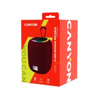 Беспроводная колонка Canyon BSP-8 (CNE-CBTSP8R), 10 Вт, бордовый