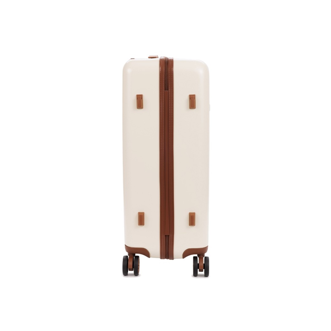 Чемодан BUGATTI Amelia, бежевый, поликарбонат / АБС-пластик, 42х24х67 см, 55 л