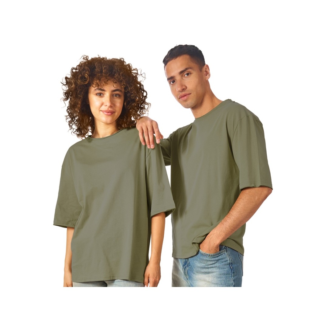 Футболка оверсайз «Liyon» унисекс, хаки