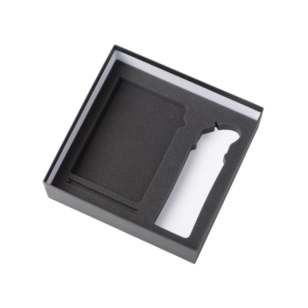 Подарочный набор c блокнотом C1, ручкой и бутылкой, фиолетовый