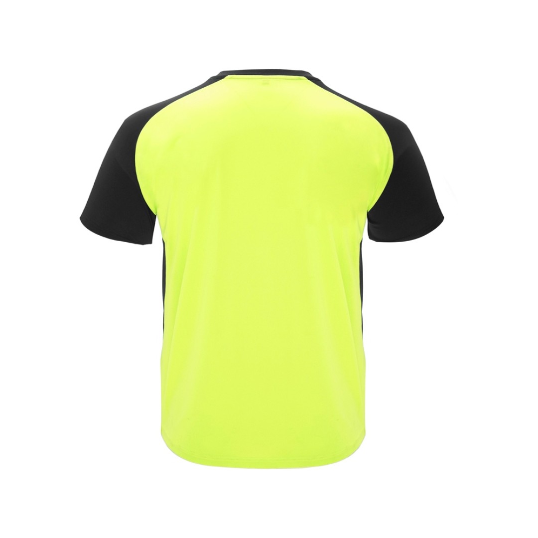 Футболка "Bugatti" мужская, неоновый желтый/черный