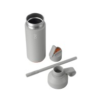 Бутылка-термос для воды Ocean Bottle GO объемом 500 мл - серый