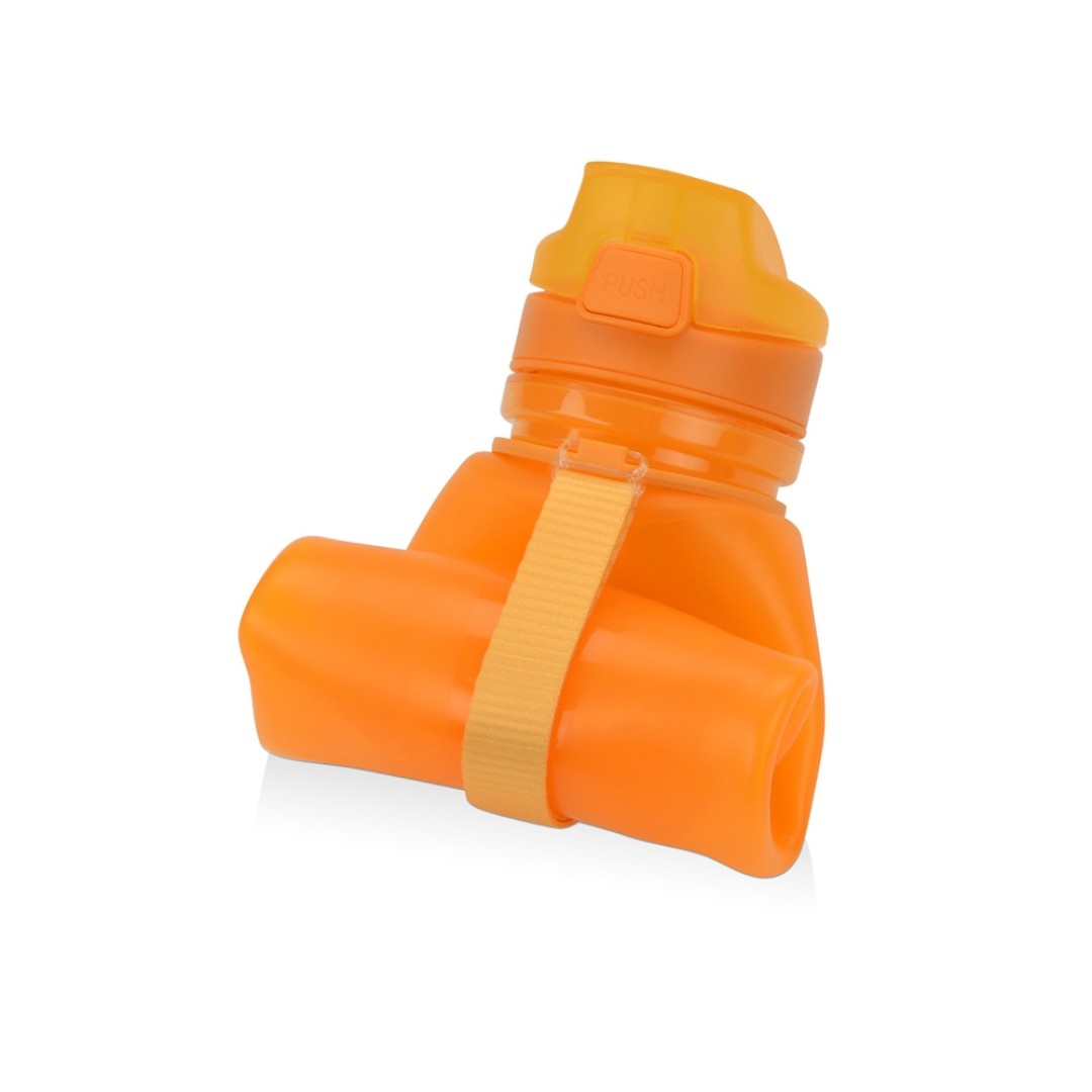 Складная бутылка "Твист" 500мл, оранжевый