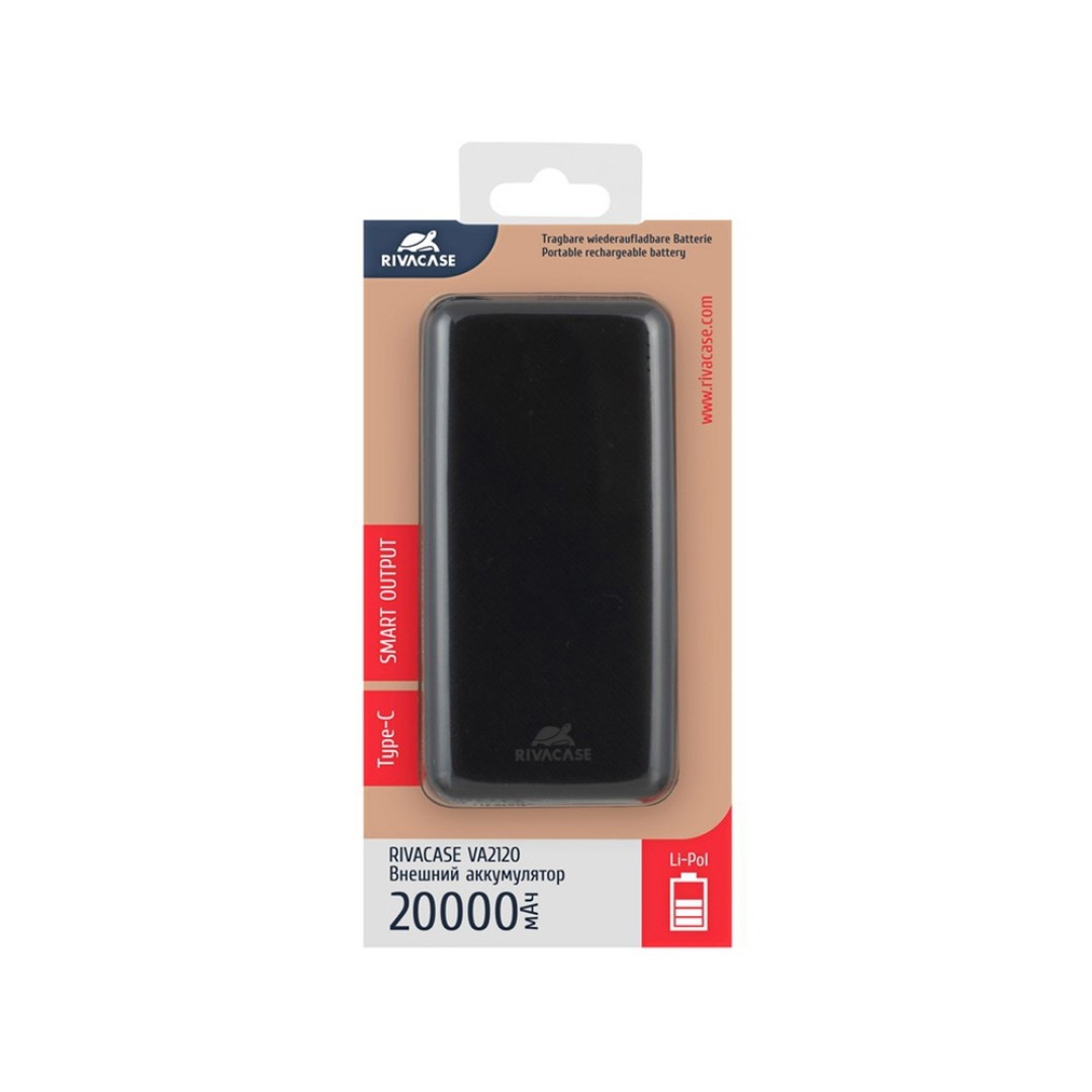 RIVACASE VA2120 (20000mAh), внешний аккумулятор /24