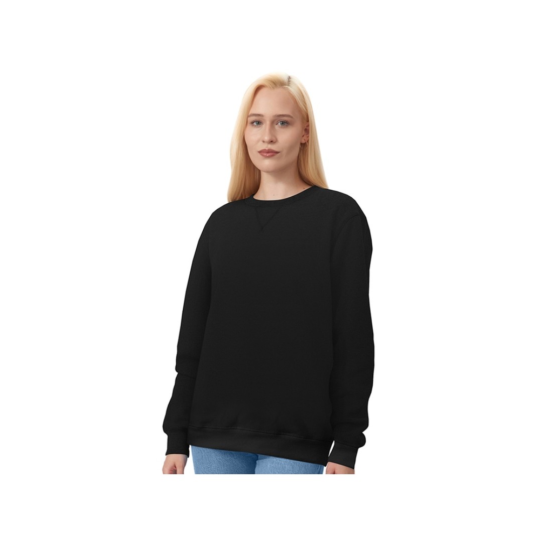 Свитшот оверсайз «Lisbon» унисекс, черный