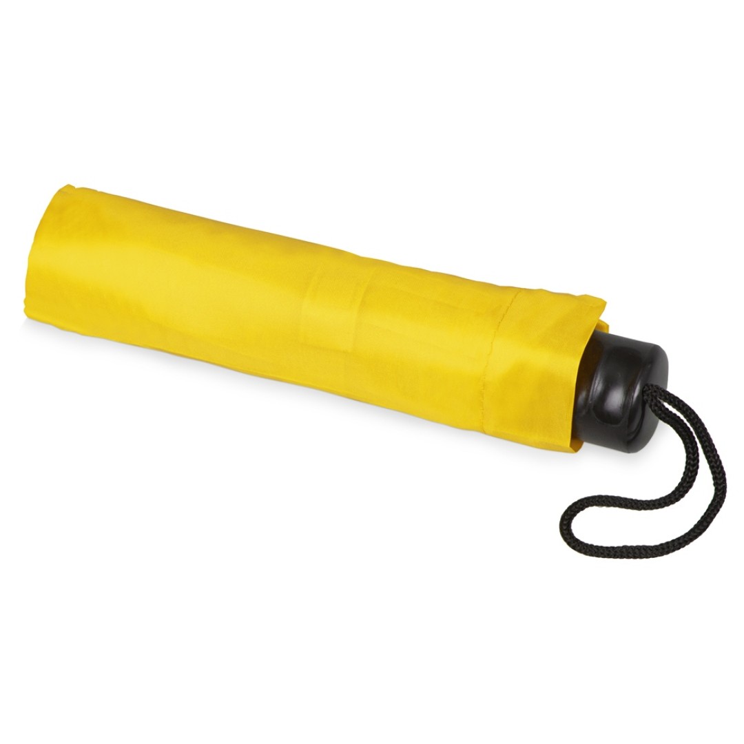 Зонт складной "Columbus", механический, 3 сложения, с чехлом, желтый