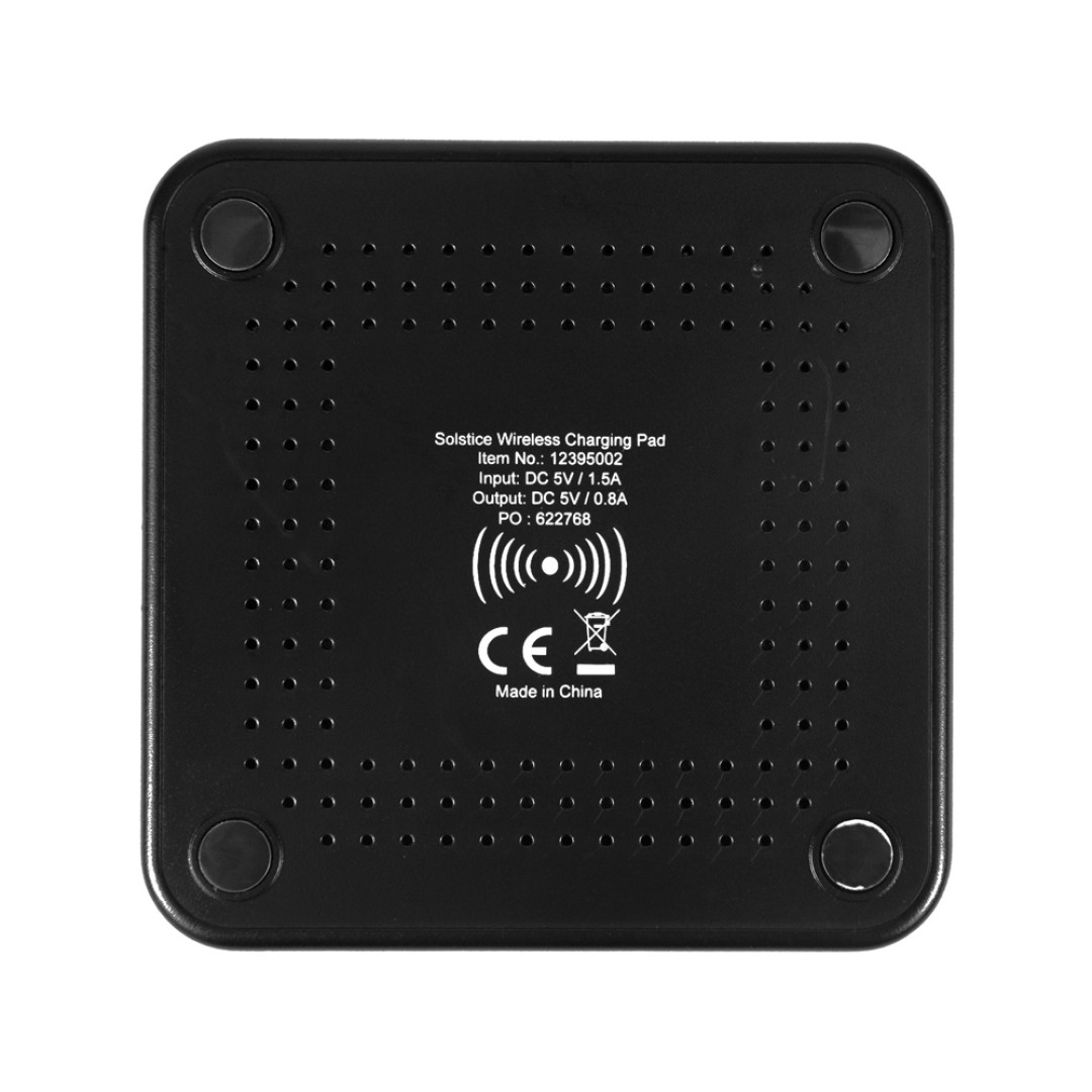 Устройство для беспроводной зарядки «Solstice», серый/черный