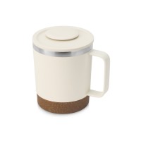 Стальная кружка с двойными стенками "Swipe", белый0,00