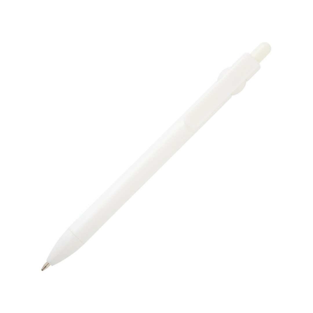 Fidget шариковая ручка из переработанной пластмассы - Белый