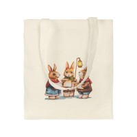 Сумка "Element" из хлопка для покупок, 200 г, натуральный