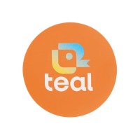 ПАТЧ КРУГ soft-touch (оранжевый ) 6,0 х 6,0 см