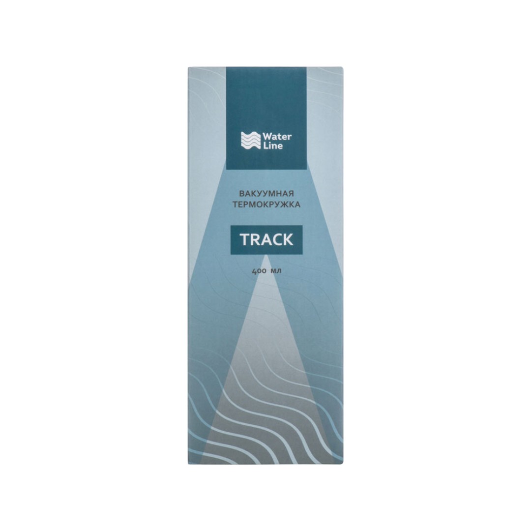Термокружка с крышкой 360 градусов «Track», 400 мл, белый