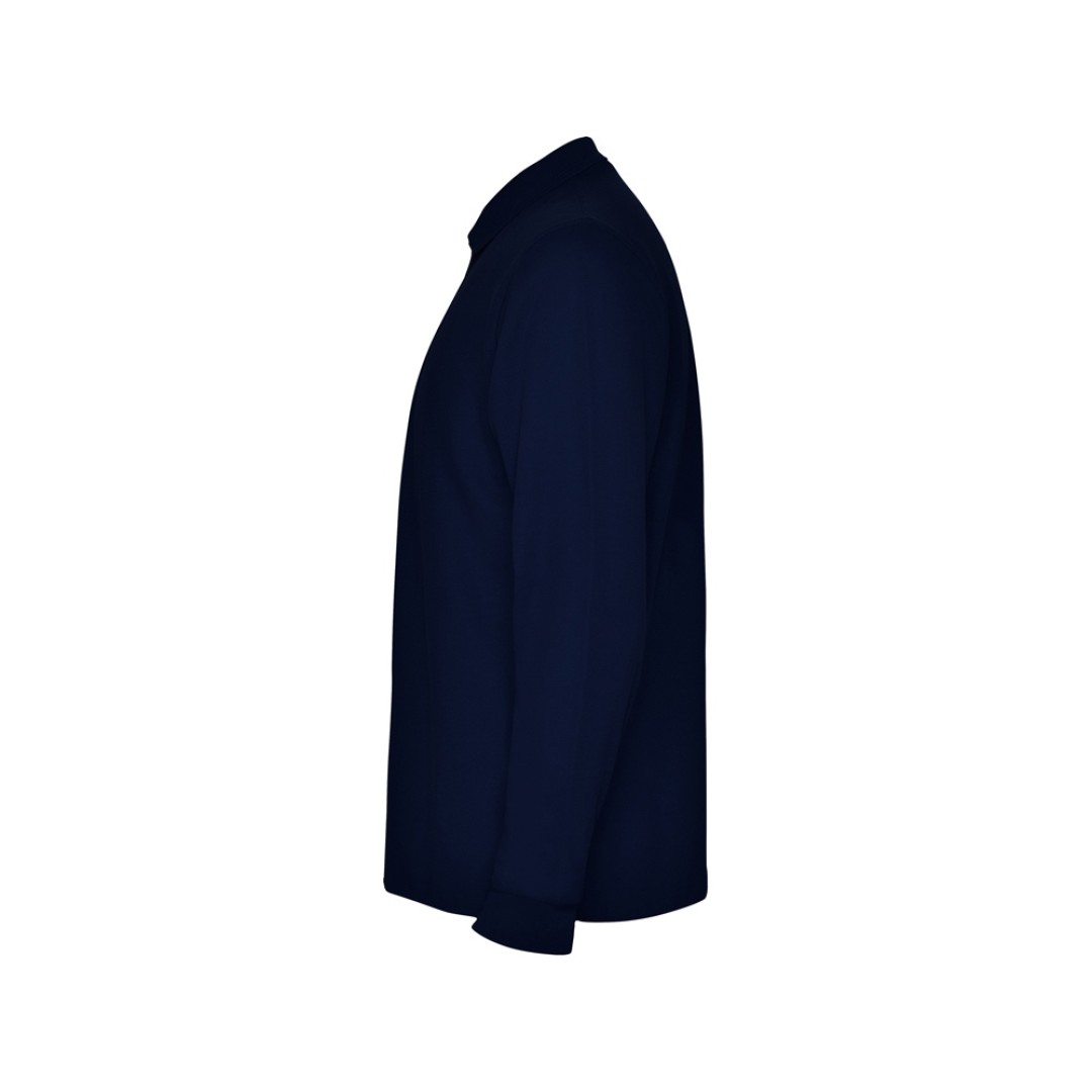 Рубашка поло "Carpe" мужская с длинным рукавом, нэйви