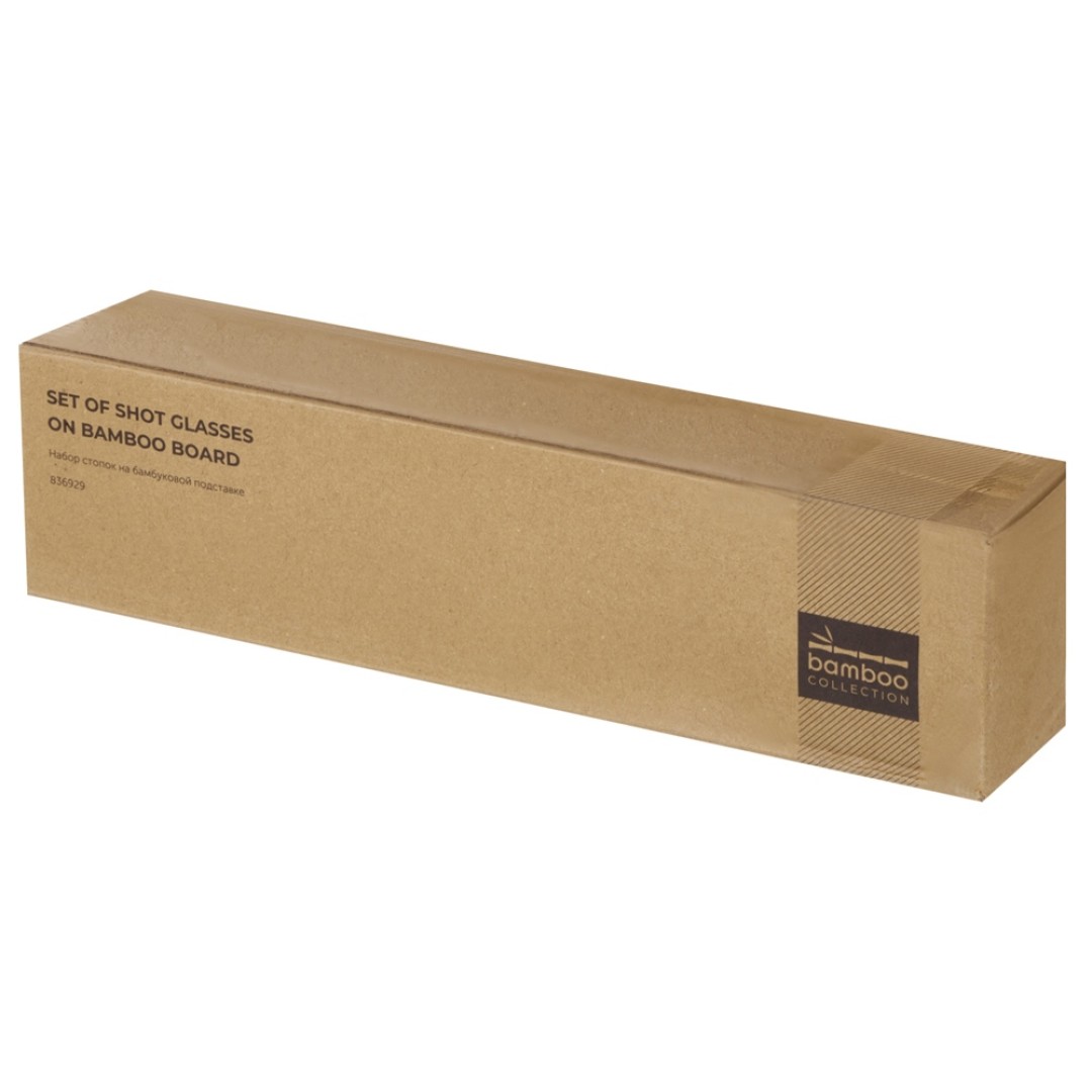 Набор стопок на бамбуковой подставке "Shots" (Р)